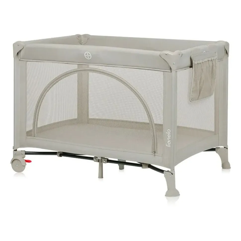Lit parapluie bébé laura compact 2 en 1 beige sand