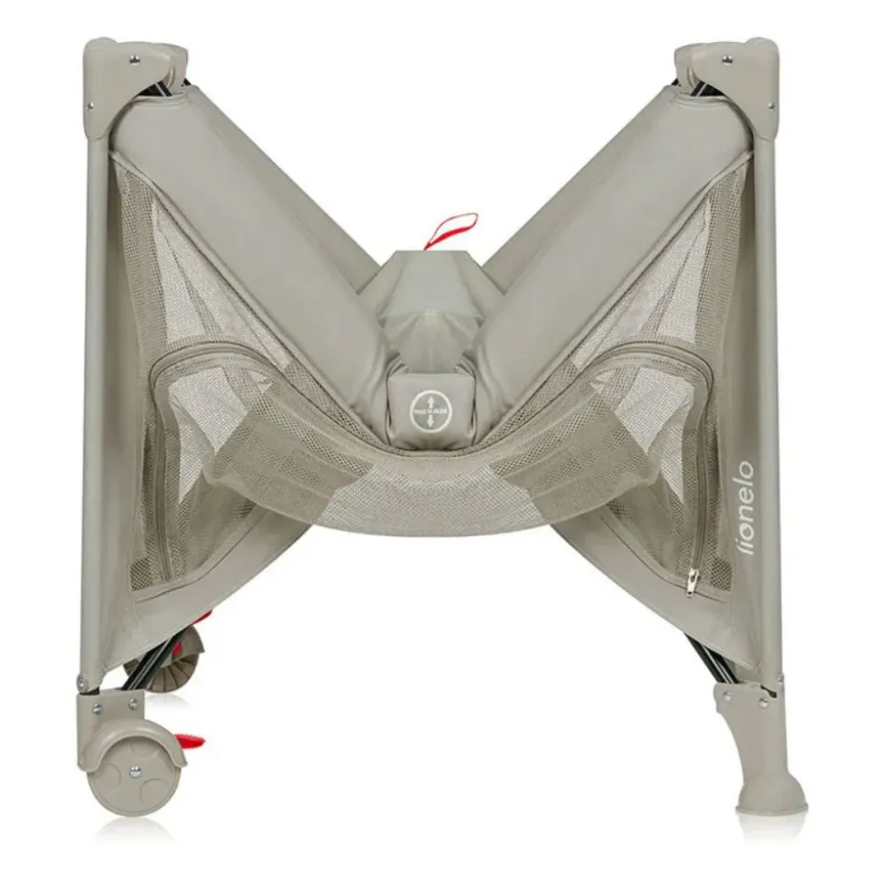 Lit parapluie bébé laura compact 2 en 1 beige sand