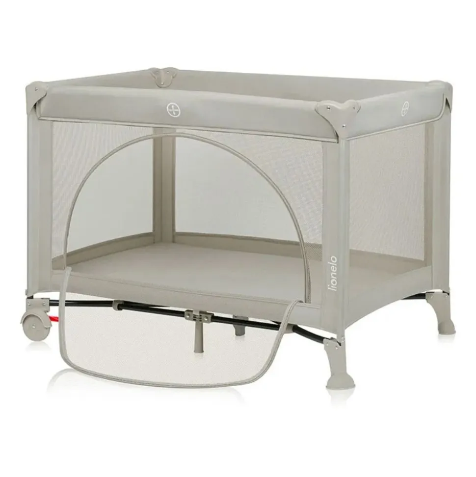Lit parapluie bébé laura compact 2 en 1 beige sand