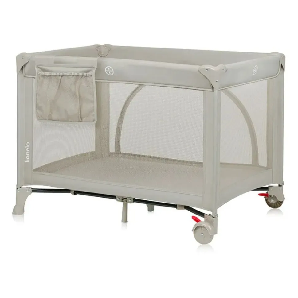 Lit parapluie bébé laura compact 2 en 1 beige sand