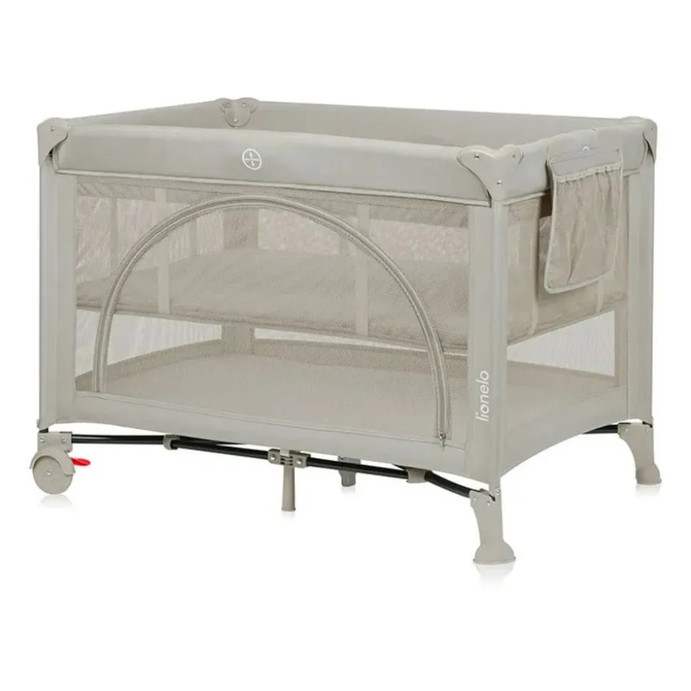 Lit parapluie bébé laura compact 2 en 1 beige sand