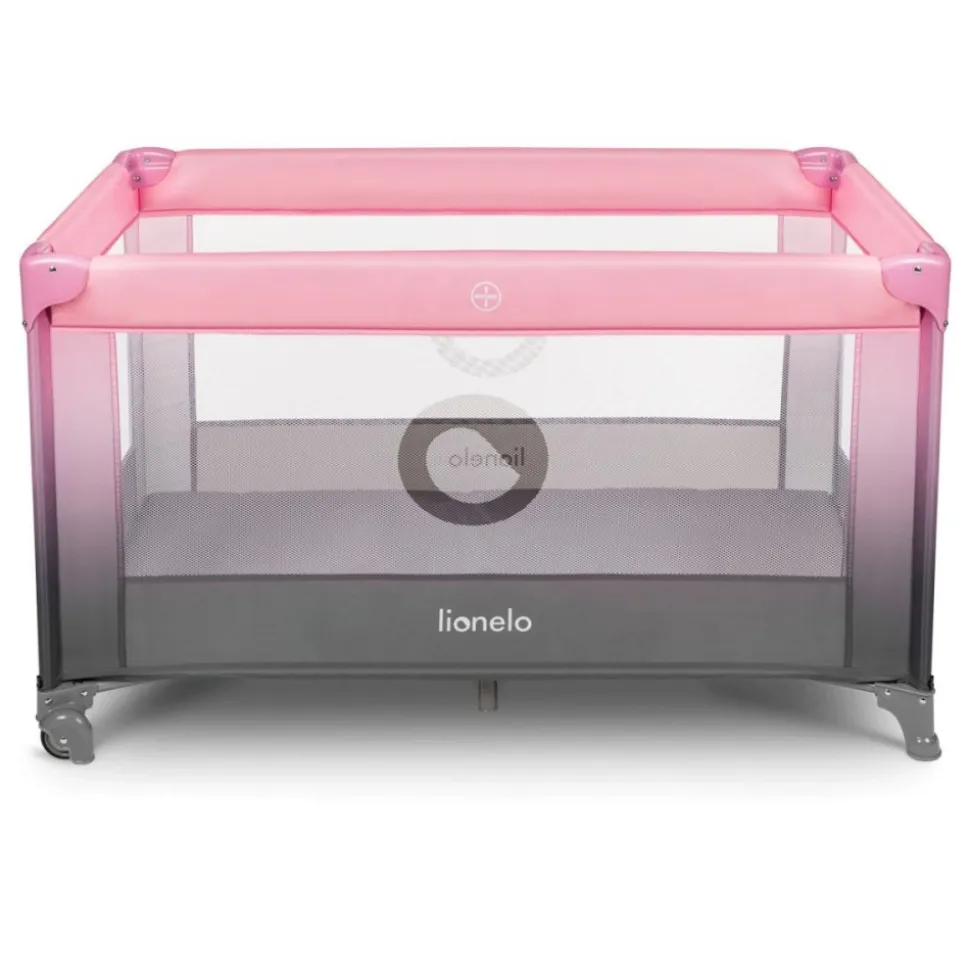 Lit parapluie bébé stefi 2 en 1 pliable pink ombre
