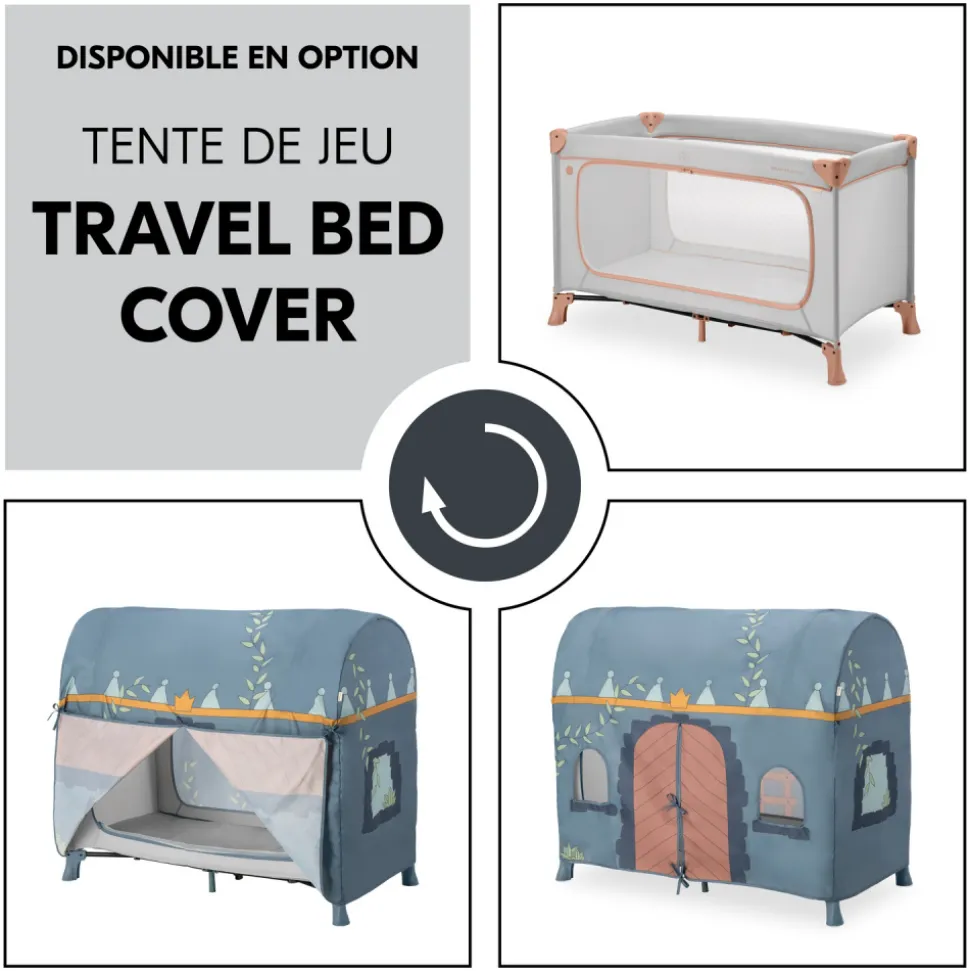 Lit parapluie dream and play plus dusty-cork