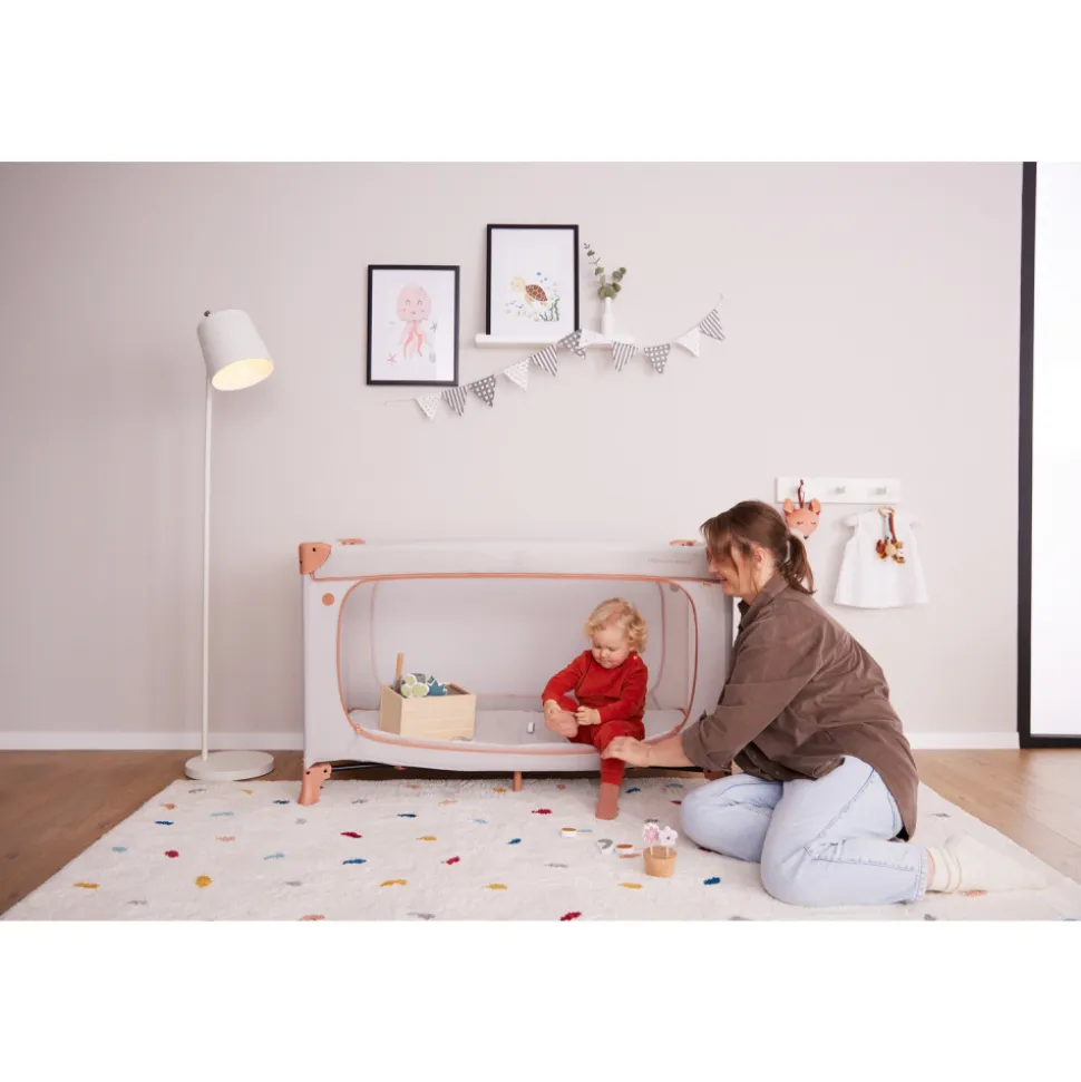 Lit parapluie dream and play plus dusty-blue