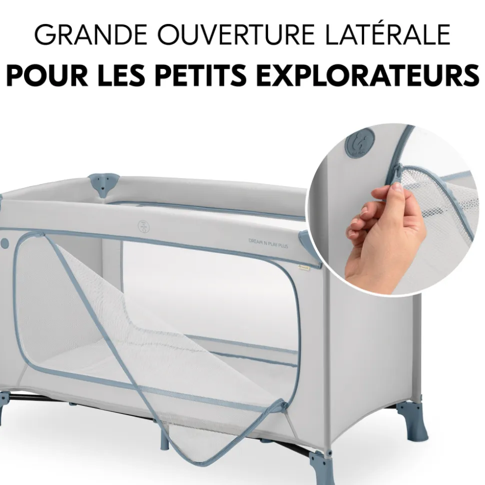 Lit parapluie dream and play plus dusty-blue