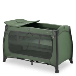 Lit parapluie 3 en 1 play n relax center dark-green