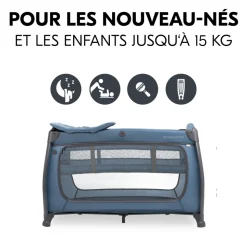 Lit parapluie 3 en 1 play n relax center dark-blue