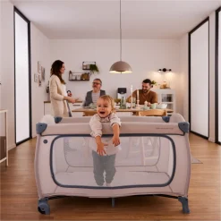 Lit parapluie 3 en 1 sleep n play go plus dusty-cork
