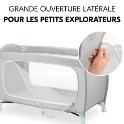 Lit parapluie 3 en 1 sleep n play go plus dusty-mint