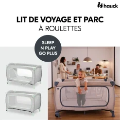 Lit parapluie 3 en 1 sleep n play go plus dusty-mint