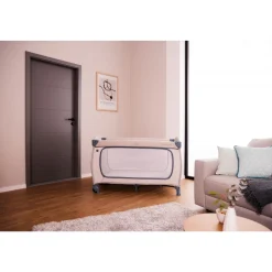 Lit parapluie 3 en 1 sleep n play plus dusty-blue