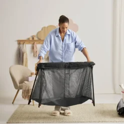 Lit parapluie light babybjorn noir mesh