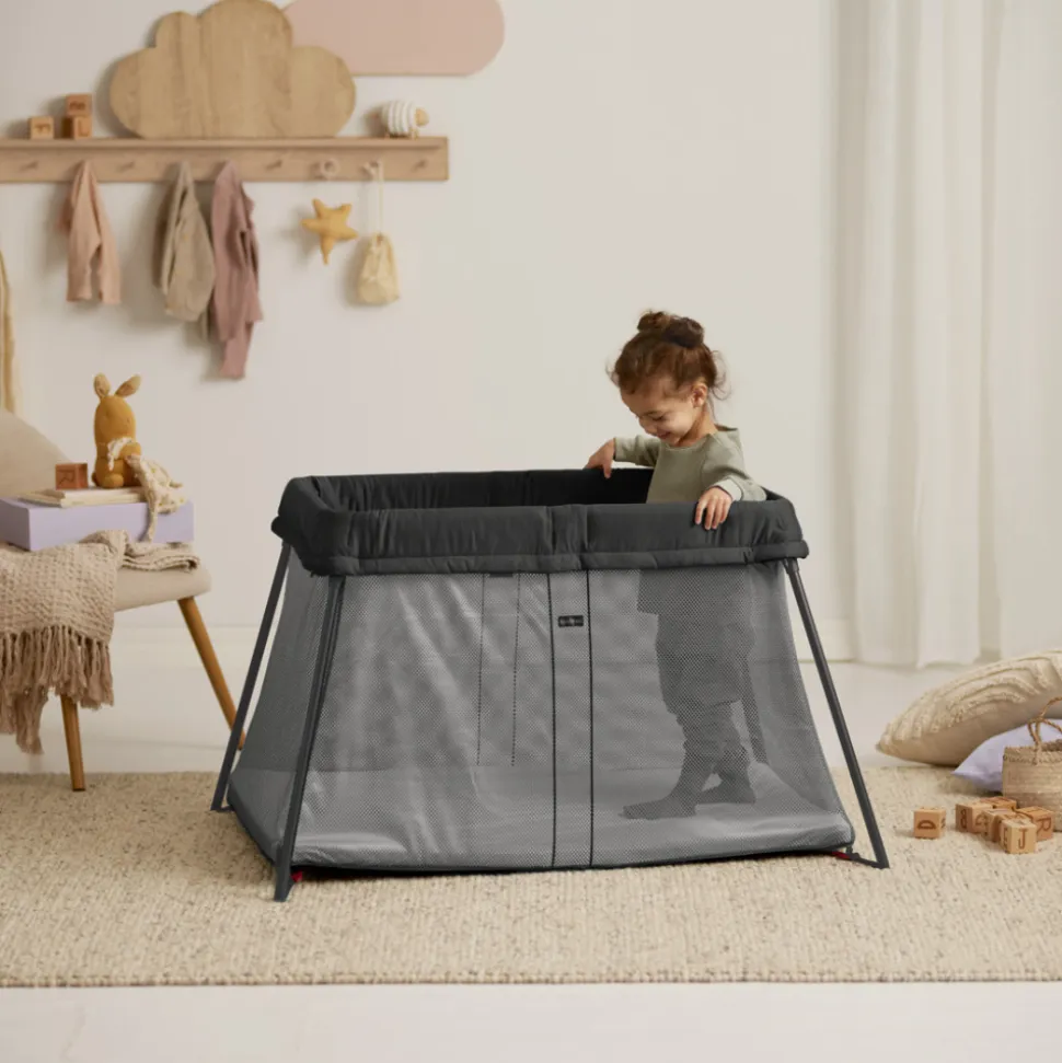 Lit parapluie light babybjorn noir mesh