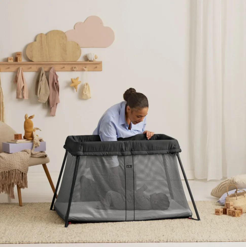 Lit parapluie light babybjorn noir mesh