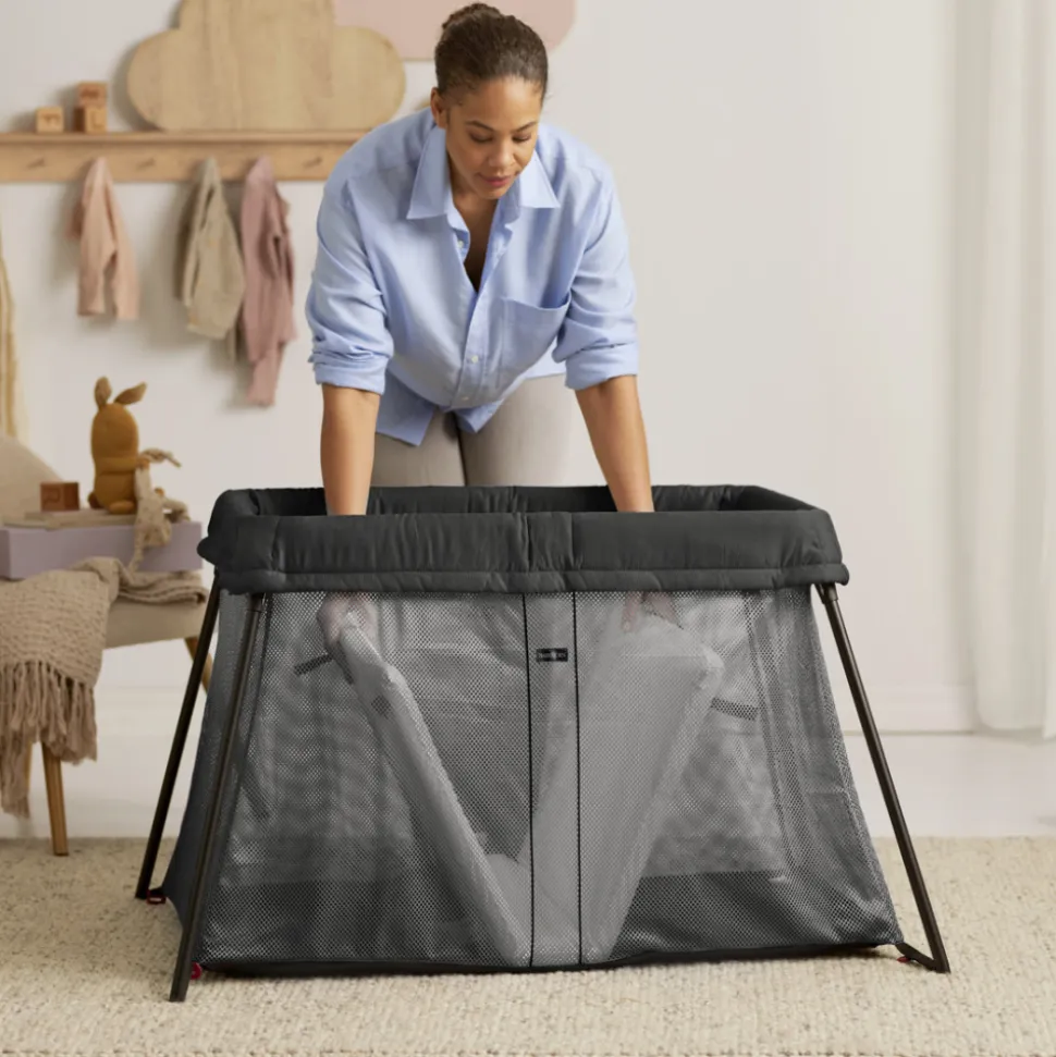 Lit parapluie light babybjorn noir mesh