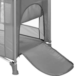 Lit parapluie torino 2 hauteurs + accessoires gris