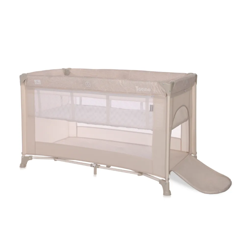 Lit parapluie torino 2 niveaux beige