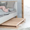 Lit pliant enfant fold up 60x120 cm bois naturel