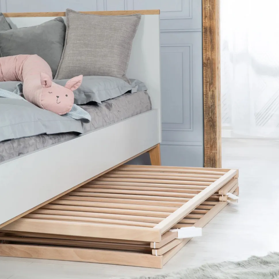 Lit pliant enfant fold up 60x120 cm bois naturel