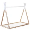 Lit tipi 70x140cm naturel/blanc