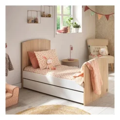 Lit évolutif bébé 70x140 cm access bois blanc