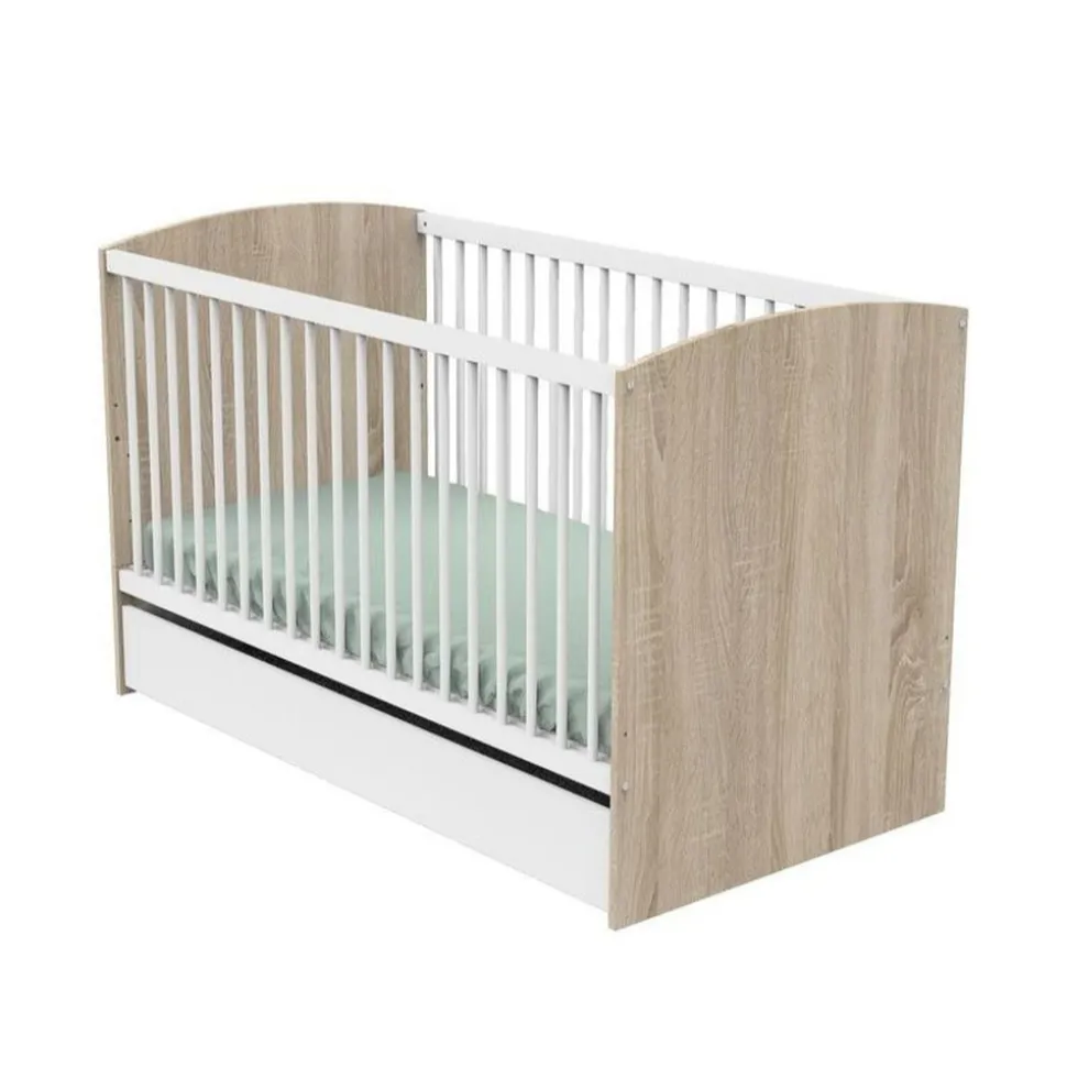 Lit évolutif bébé 70x140 cm access bois blanc