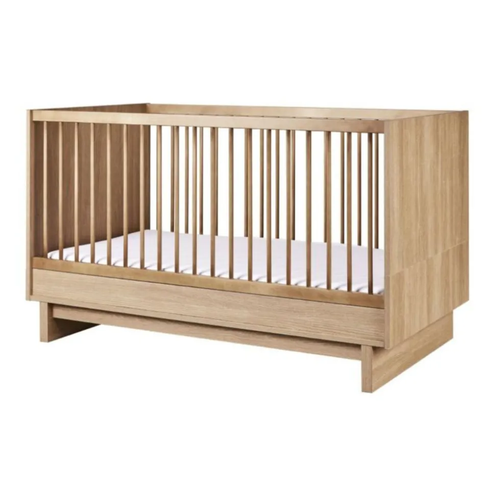 Lit évolutif bébé 70 x 140 cm kyo - honey ash