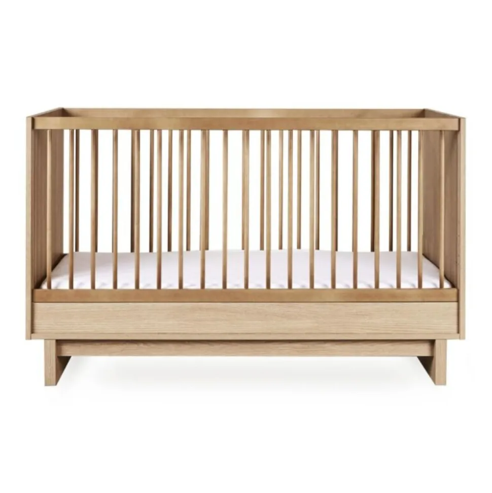 Lit évolutif bébé 70 x 140 cm kyo - honey ash