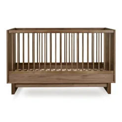 Lit évolutif bébé 70 x 140 cm kyo - walnut