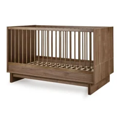 Lit évolutif bébé 70 x 140 cm kyo - walnut