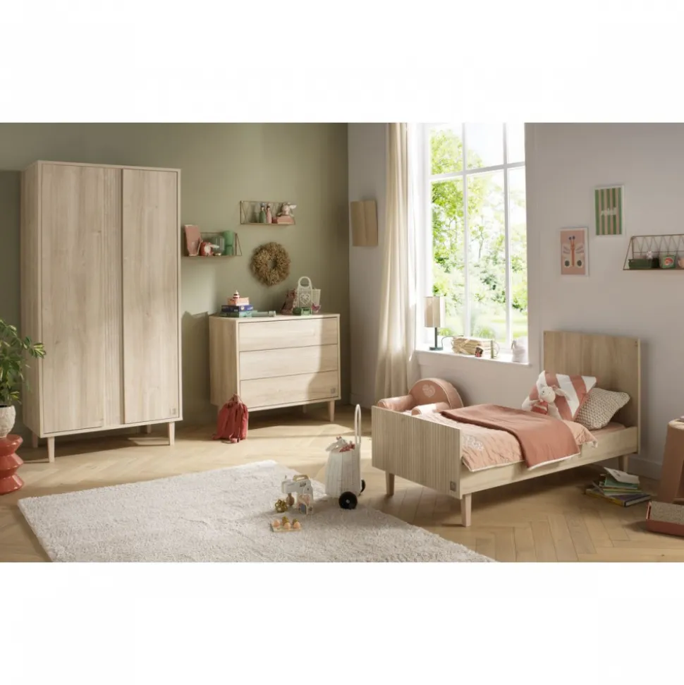 Lit évolutif bébé 70x140cm paloma bois
