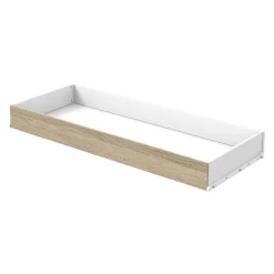 Lit évolutif bébé 70x140 cm + tiroir de lit nova rose canyon