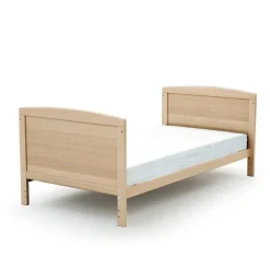 Lit évolutif essentiel hêtre verni 70x140 cm