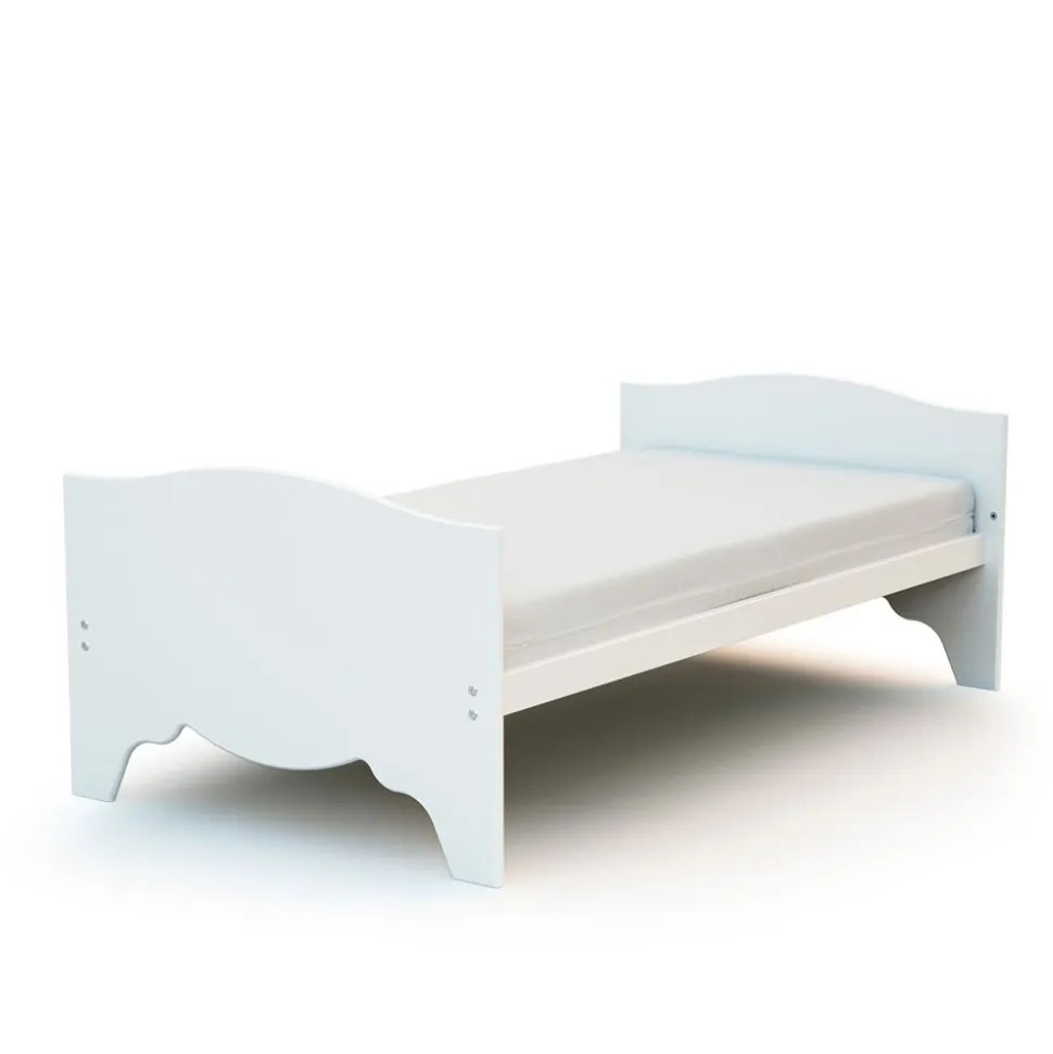 Lit évolutif 70x140 cm marelle blanc