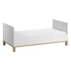 Lit 70x140 blanc et bois altitude