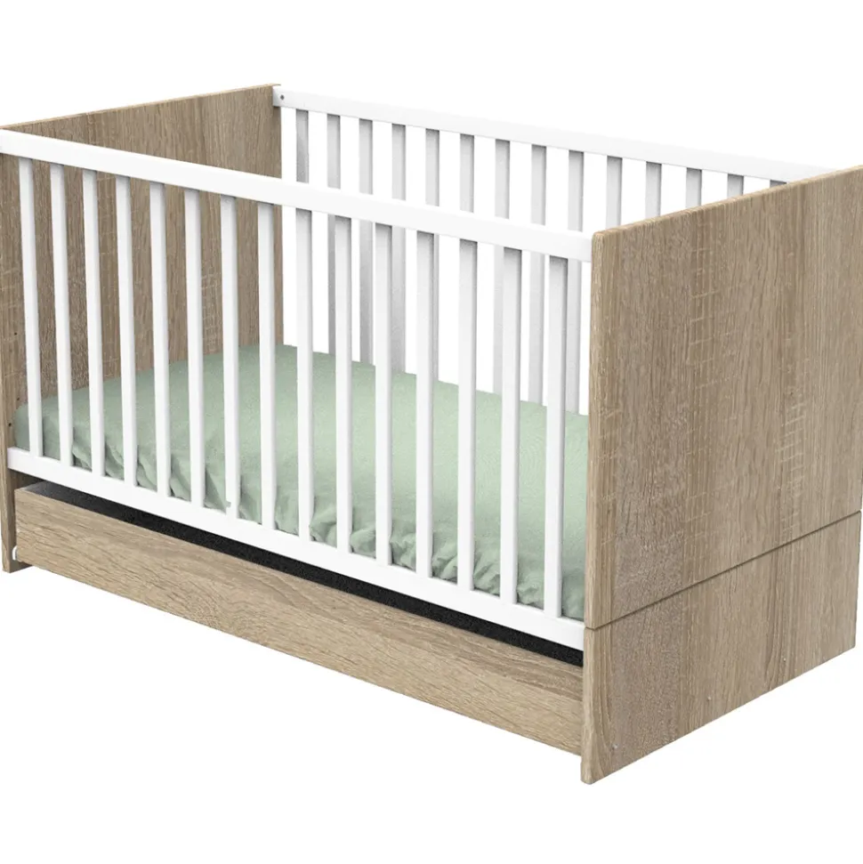 Lit 70x140cm nova blanc lin