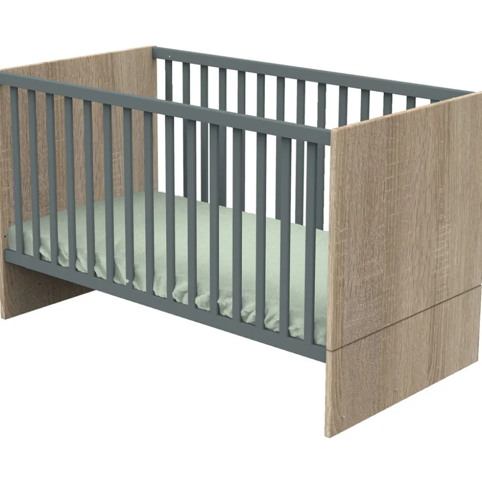 Lit 70x140cm nova gris volcan