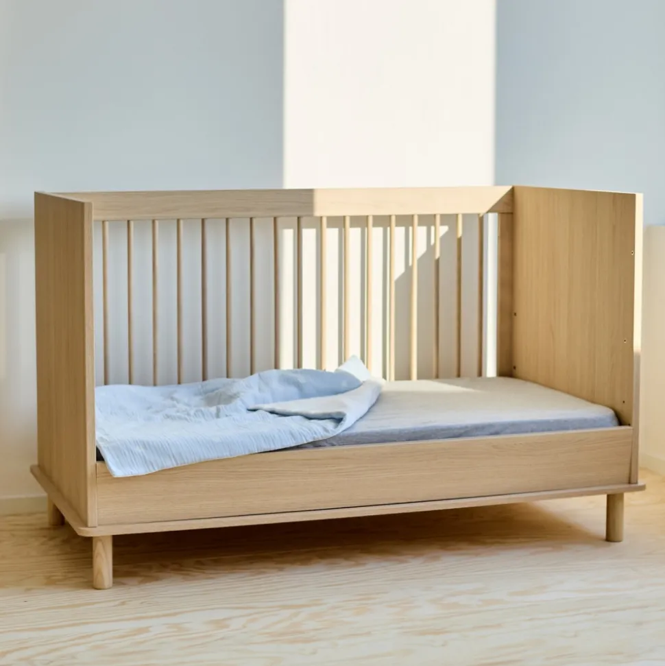 Lit 70x140cm évolutif nordica naturel