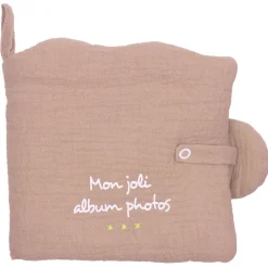 Livre album photos nuage gaze de coton mocha