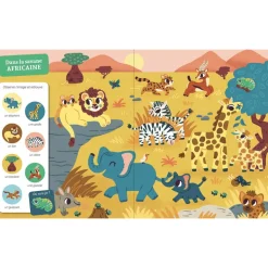 Livre collection cherche et trouve - la jungle et la savane