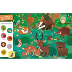 Livre collection cherche et trouve - chez les animaux