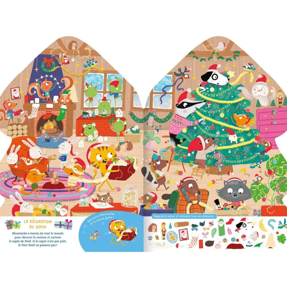 Livre collection cherche et trouve - noël