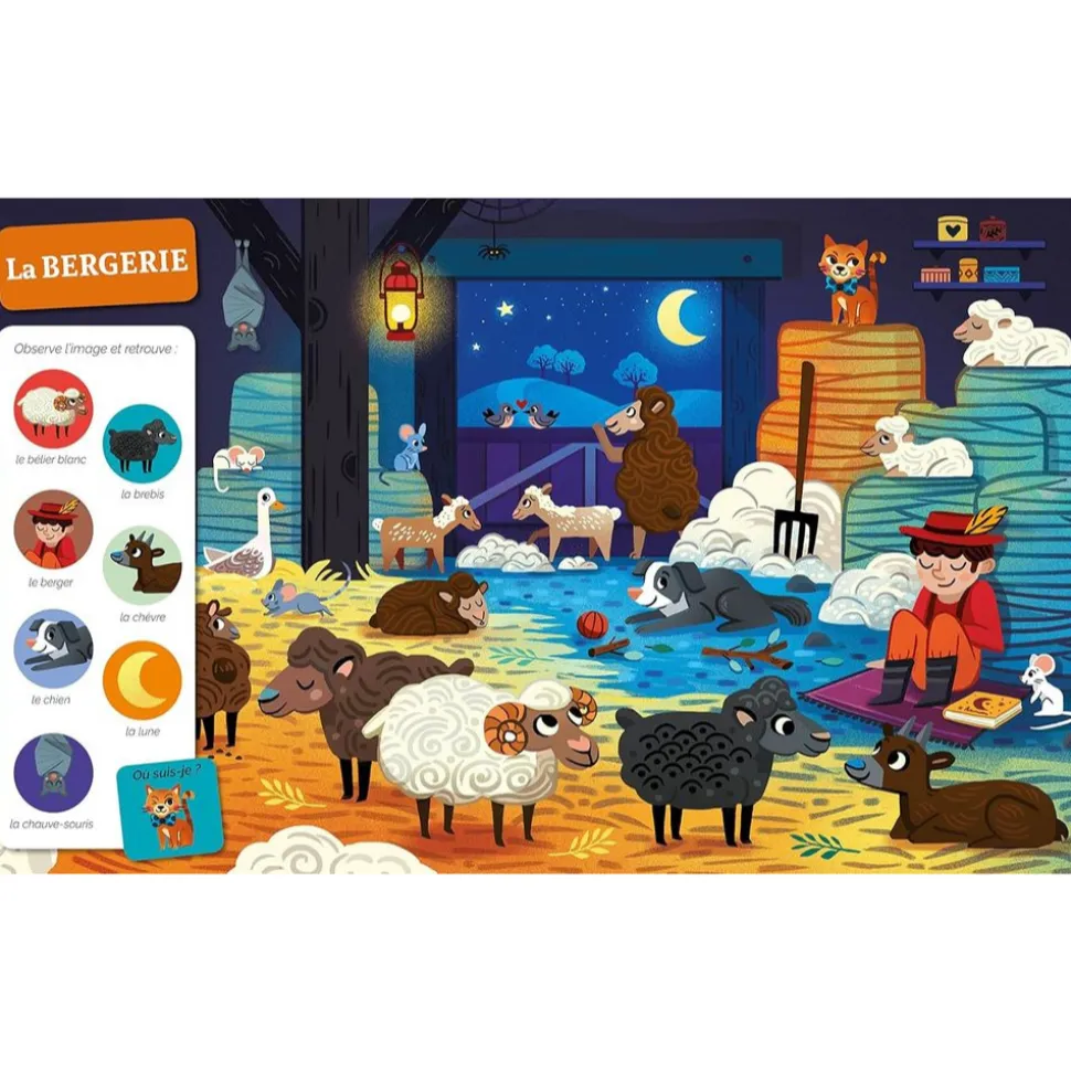 Livre collection cherche et trouve - a la ferme