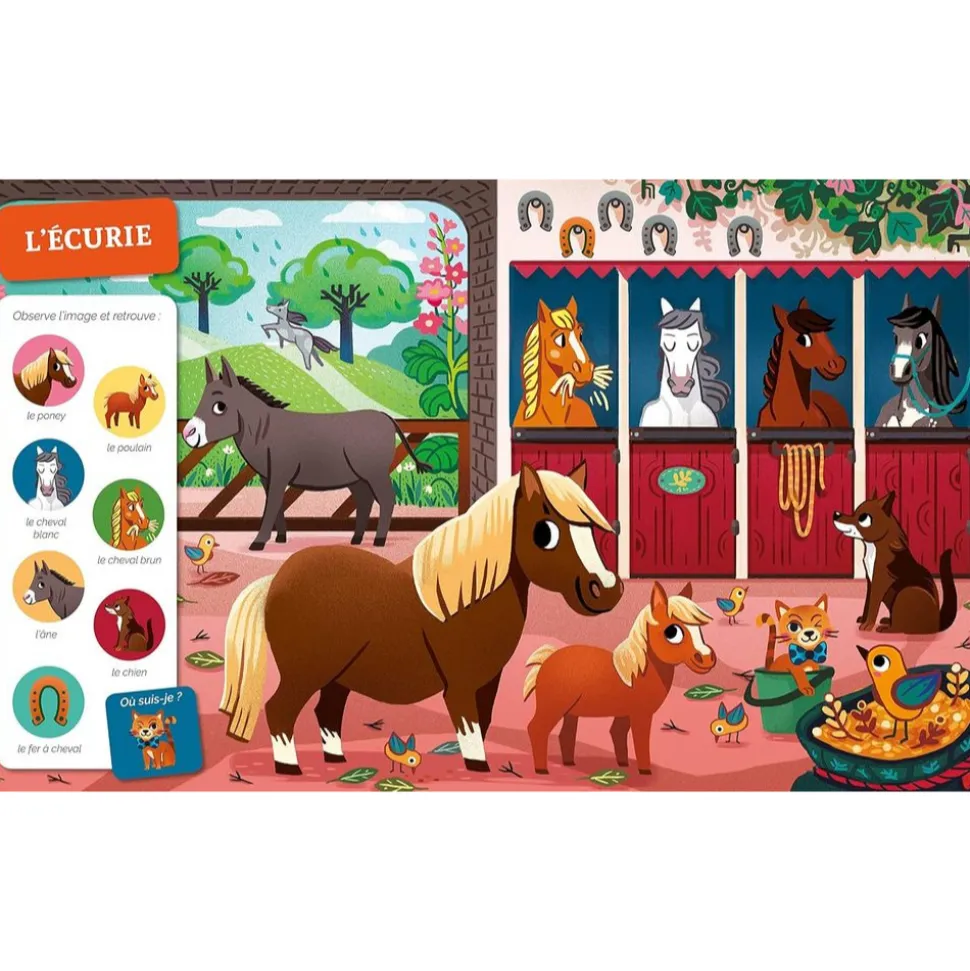 Livre collection cherche et trouve - a la ferme