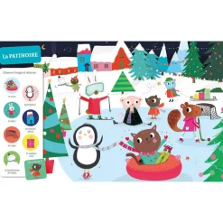 Livre collection cherche et trouve - dans le froid