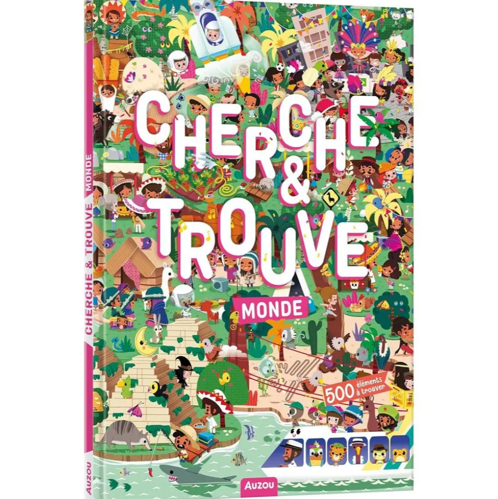 Livre collection cherche et trouve - monde