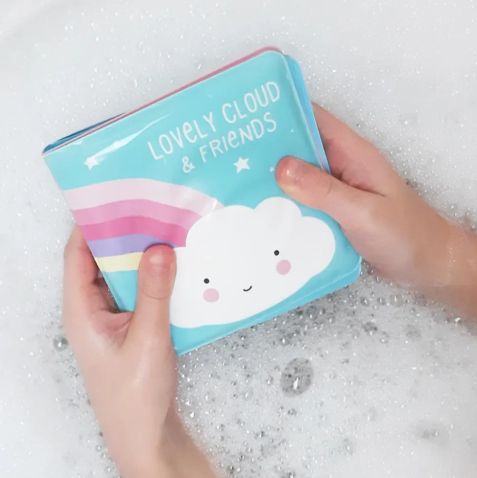 Livre de bain bébé nuage et amis