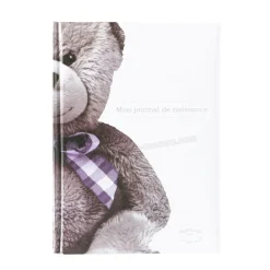Livre de naissance ourson blanc
