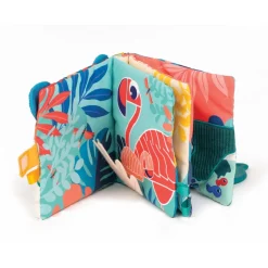 Livre d'éveil en tissu jungle