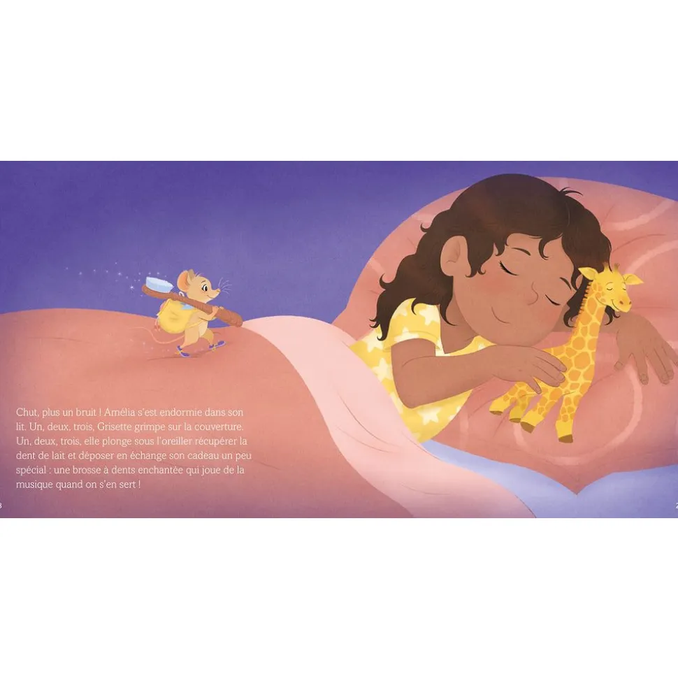 Livre enfant collection grisette - la brosse à dents magique